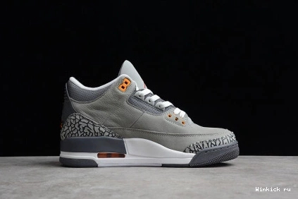 “COOL GREY” JORDAN AIR 3 1017
